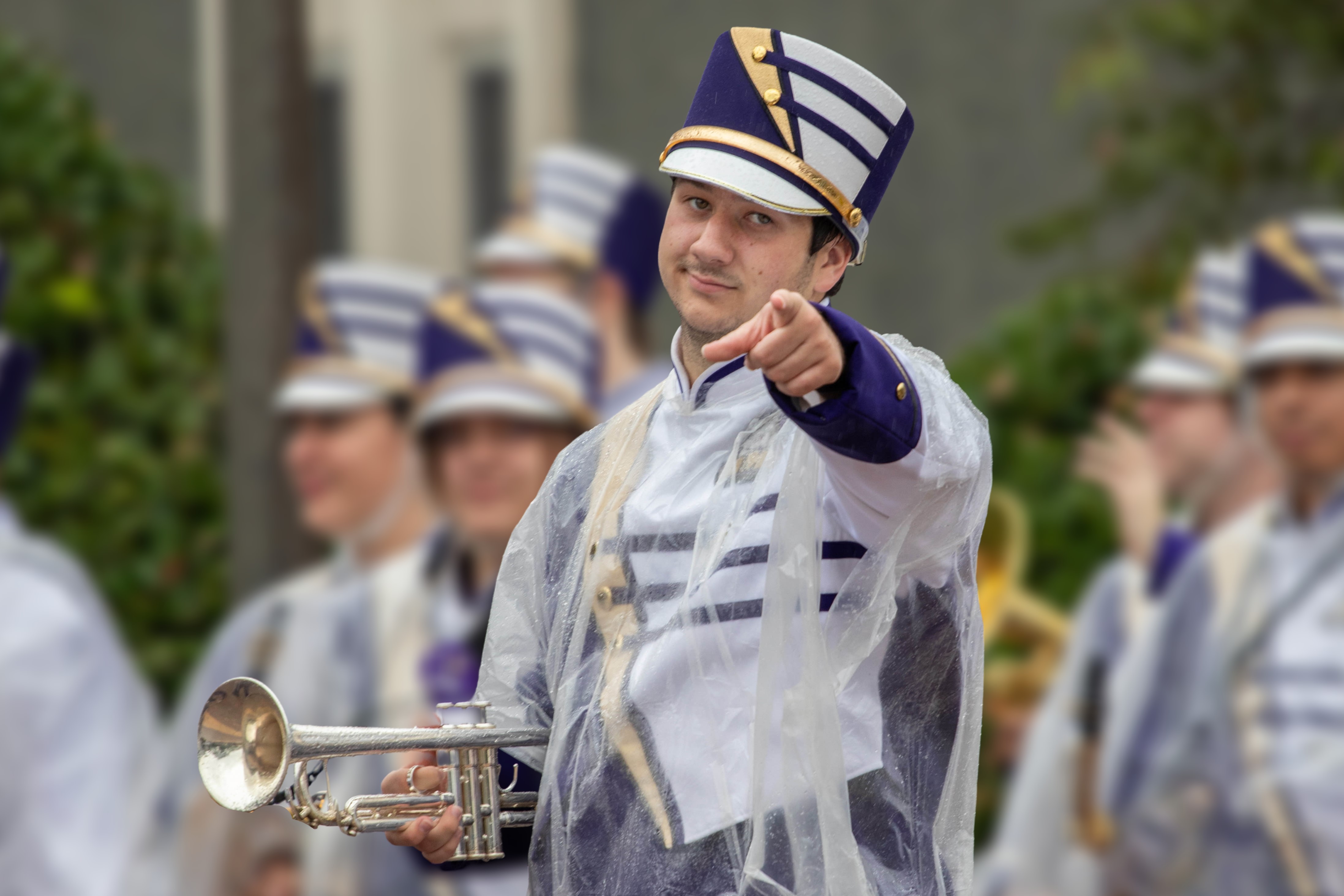 picture of Dalton in a marching royal dukes uniform