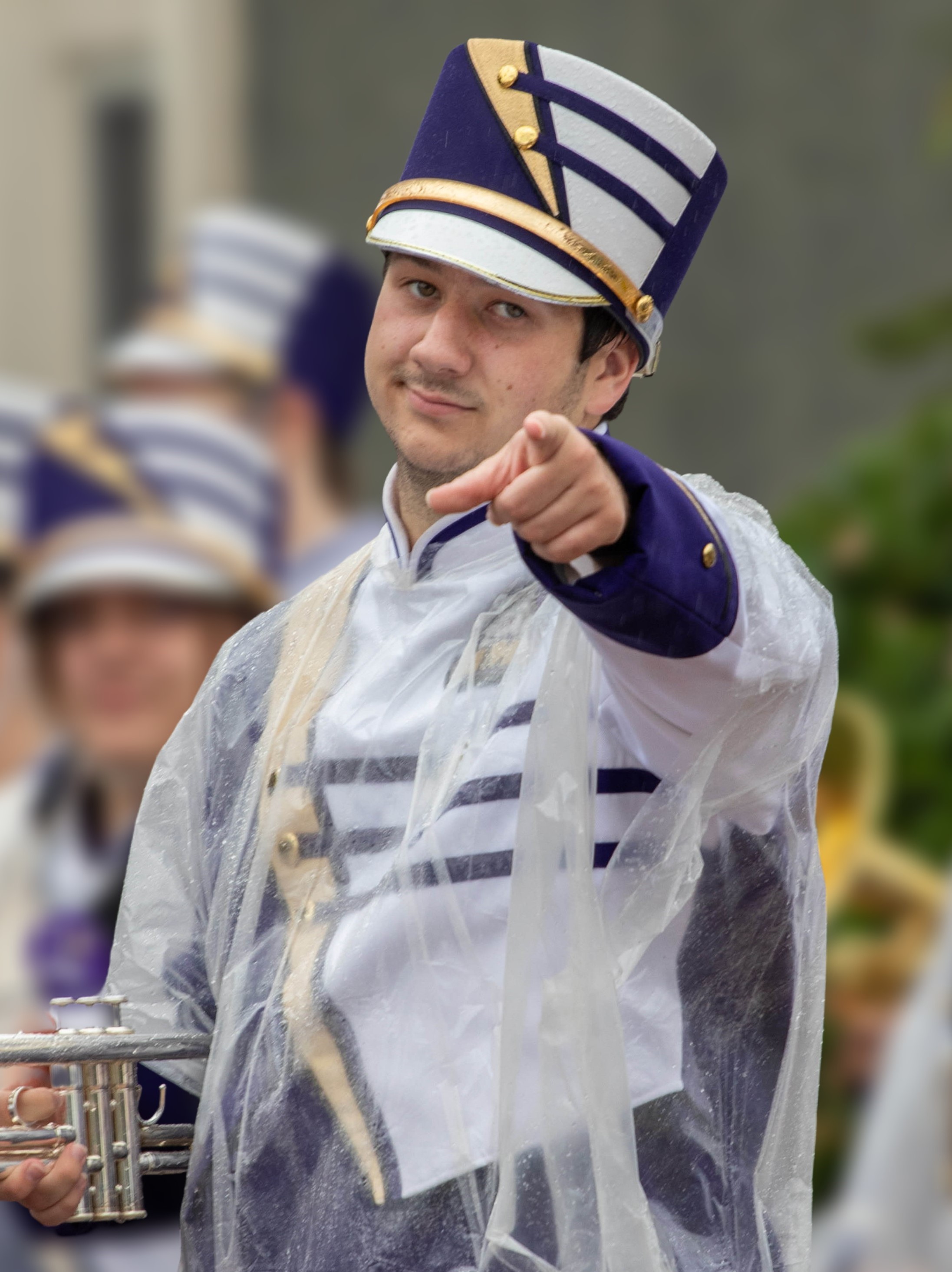picture of Dalton in a marching royal dukes uniform